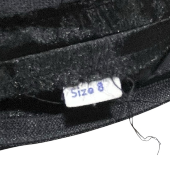 Victor Costa Vintage 80s Strapless Tiered Gown with Bow Size 8 Union Made in USA - Picture 10 of 11